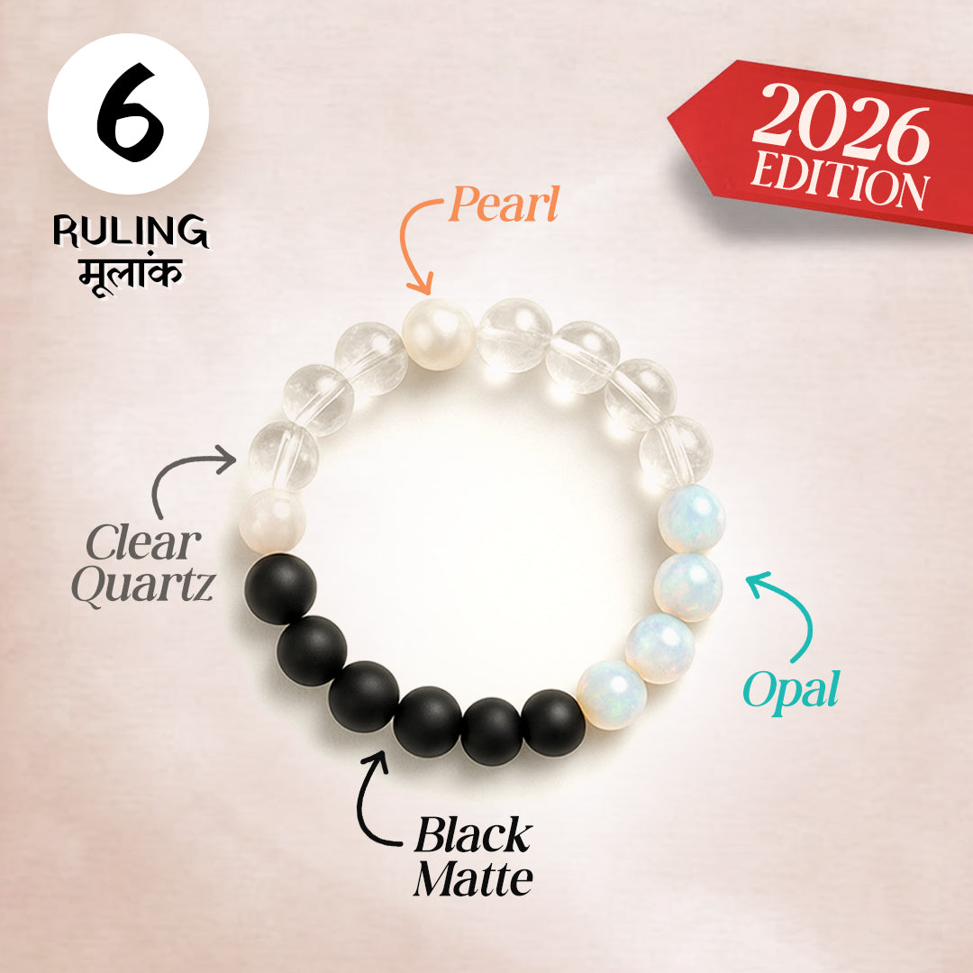 Ruling number (मूलांक) 6 bracelet.