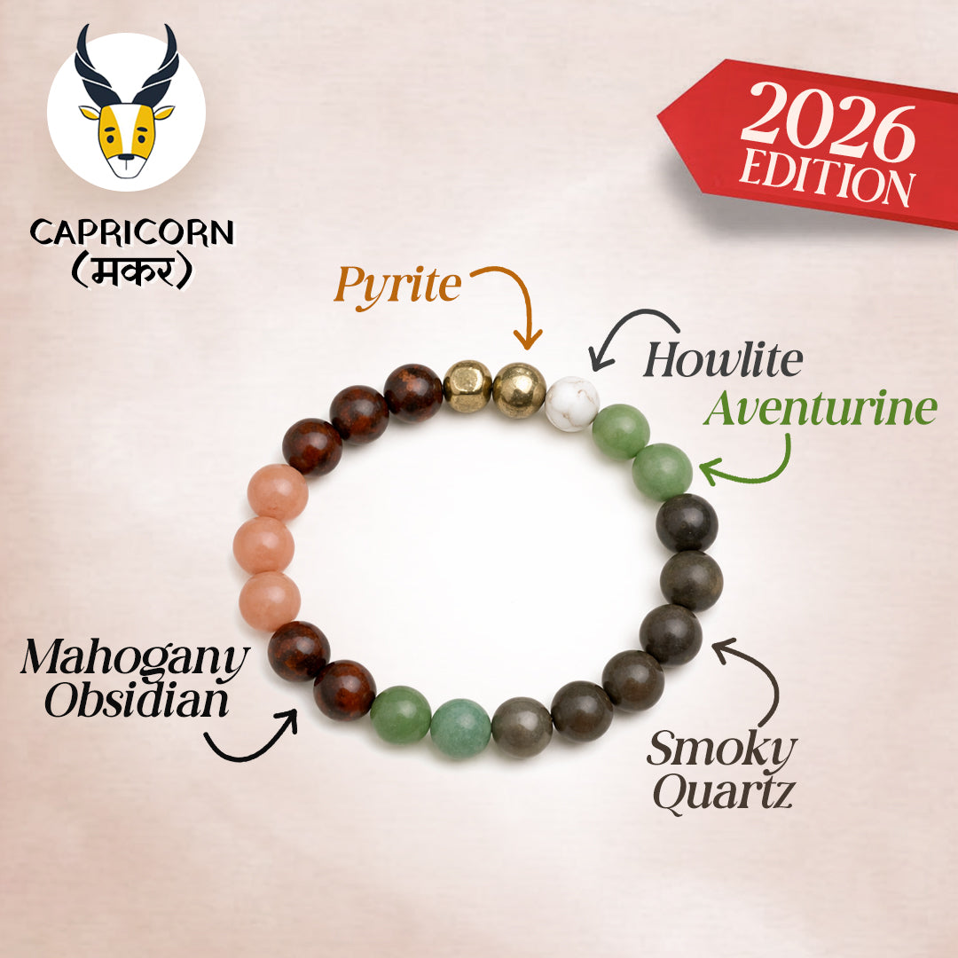 Capricorn Zodiac Bracelet (मकर राशि)