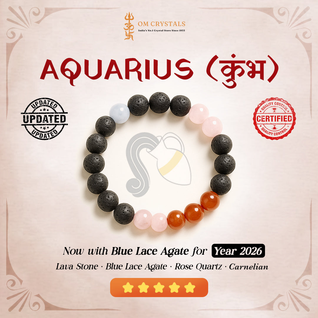Aquarius Zodiac Bracelet (कुंभ राशि)