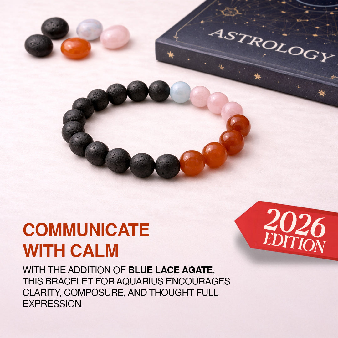 Aquarius Zodiac Bracelet (कुंभ राशि)