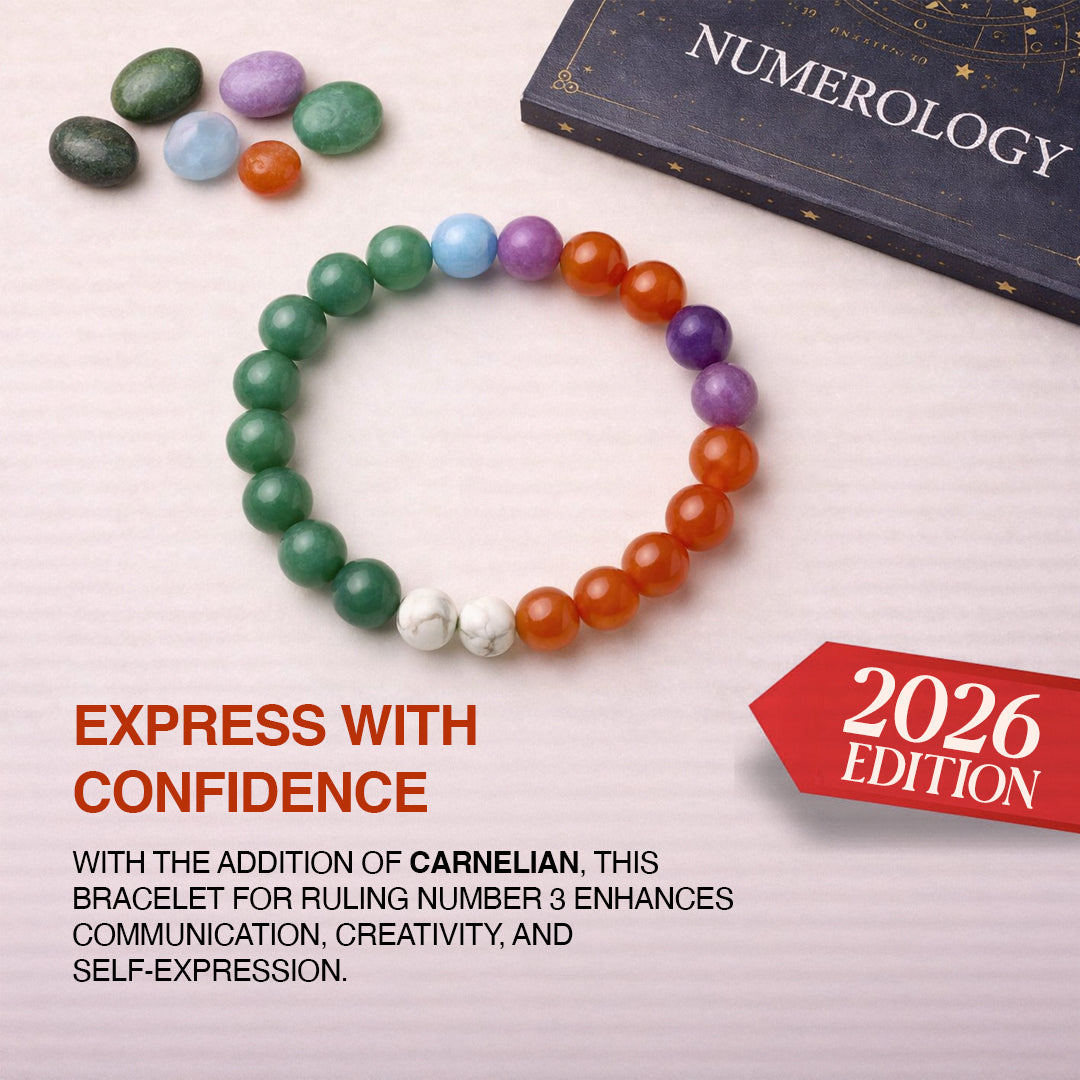 Ruling number (मूलांक) 3 bracelet.