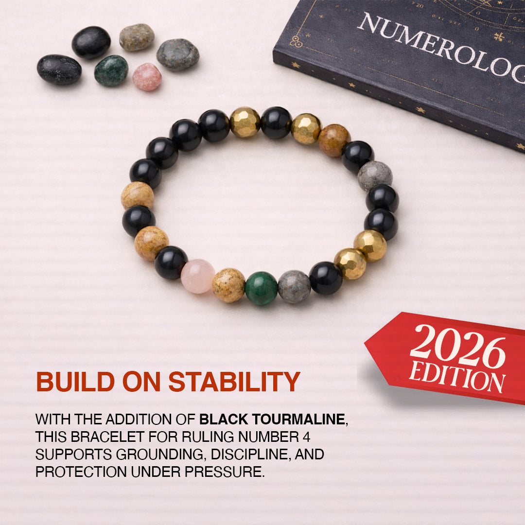 Ruling number (मूलांक) 4 bracelet.