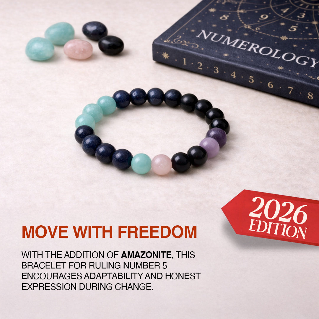 Ruling number (मूलांक) 5 bracelet.