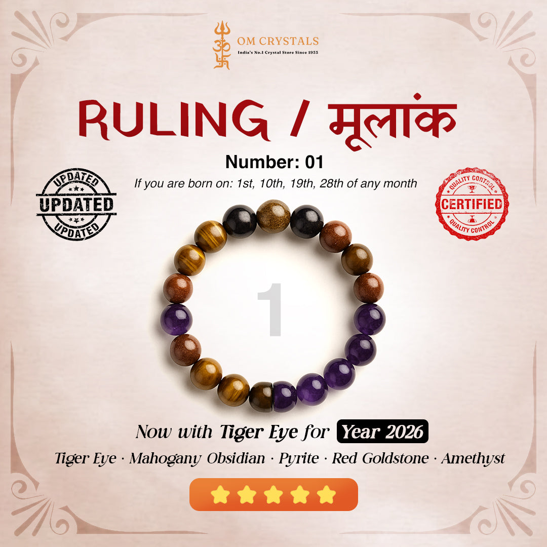 Ruling number (मूलांक) 1 bracelet.
