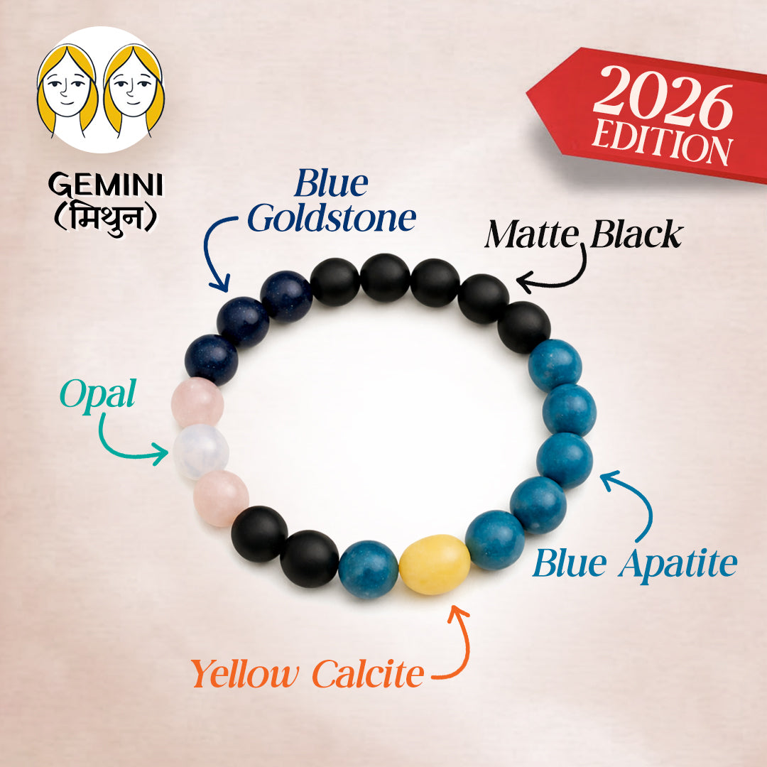 Gemini Zodiac Bracelet (मिथुन राशि)